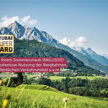 Elva Premium Inklusive Sommerpass Stubai Super Card Apartmanhotel 4*
